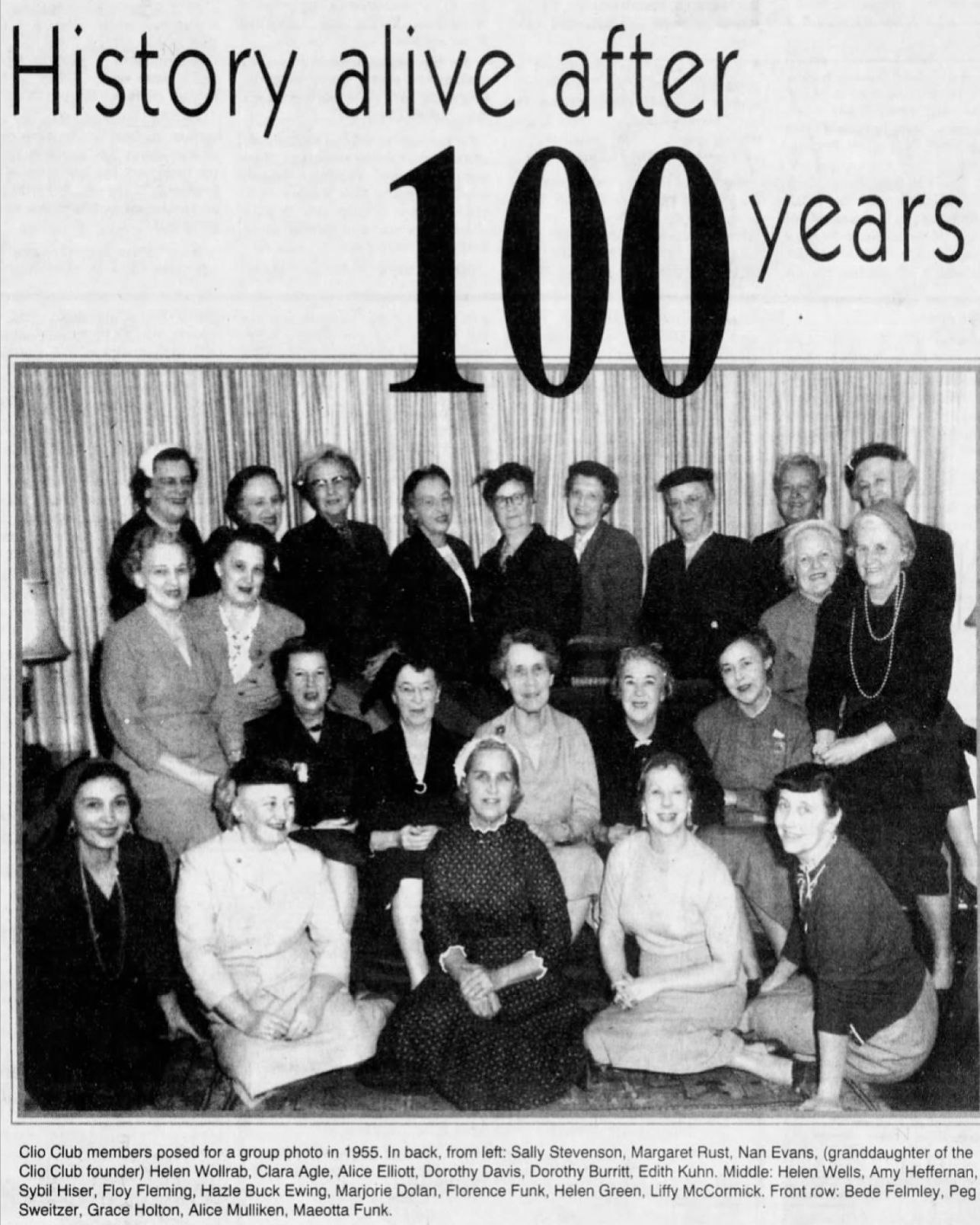 History alive after 100 years
